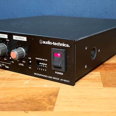 Audio-Technica AT-MX51 5-Channel Analog Microphone Preamp / Line Mixer [Extremely Rare!] image 3