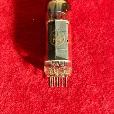 Voice of Music Single Vintage EL84 / 6BQ5 Amplifier Vacuum Tube 1960s - Clear Glass image 1