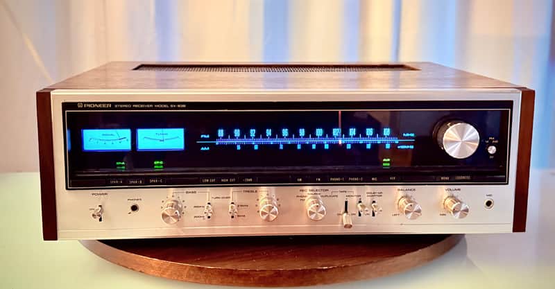 🎶✨ Pioneer SX-838 Vintage Stereo Receiver w/ Wood Case