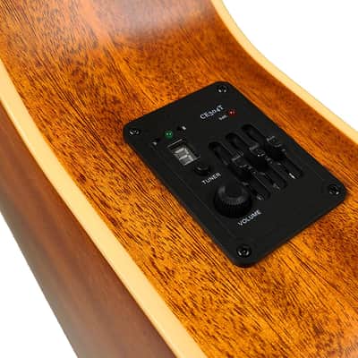 Berkeley ELEMENTARY-EQ-SSB Concert Cutaway Acoustic-Electric Guitar image 5