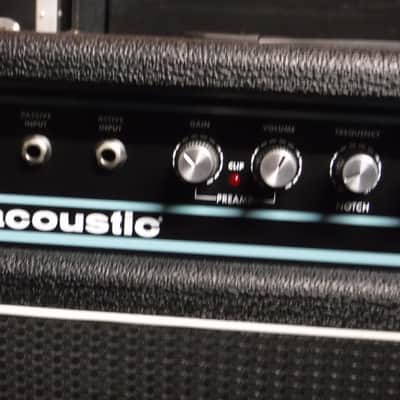 ACOUSTIC B100 100 Watts. Bass Combo 15" Speaker. Black. Super Duper Clean. image 11