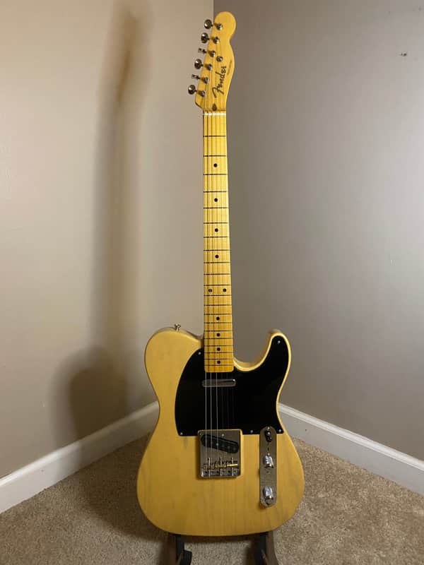 Warmoth - Licensed Fender Telecaster - 2020 - Butterscotch Blonde with Seymour Duncan Broadcaster Pickups image 1