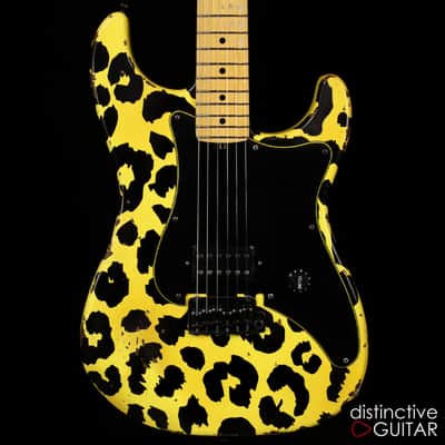 Friedman Guitars Vintage S - Graffiti Yellow Leopard image 1