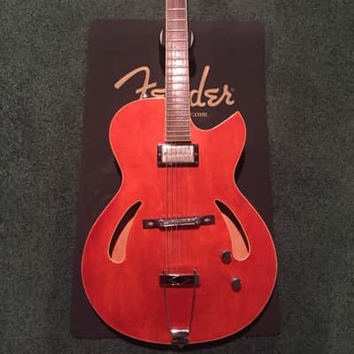 1999 Cort J.Triggs Jazz Guitar - Translucent Orange image 2