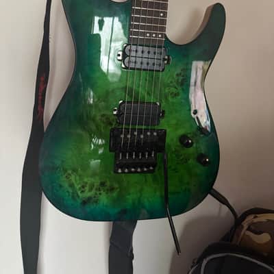 Schecter C-6 Pro FR 2018 - Present - Aqua Burst image 2