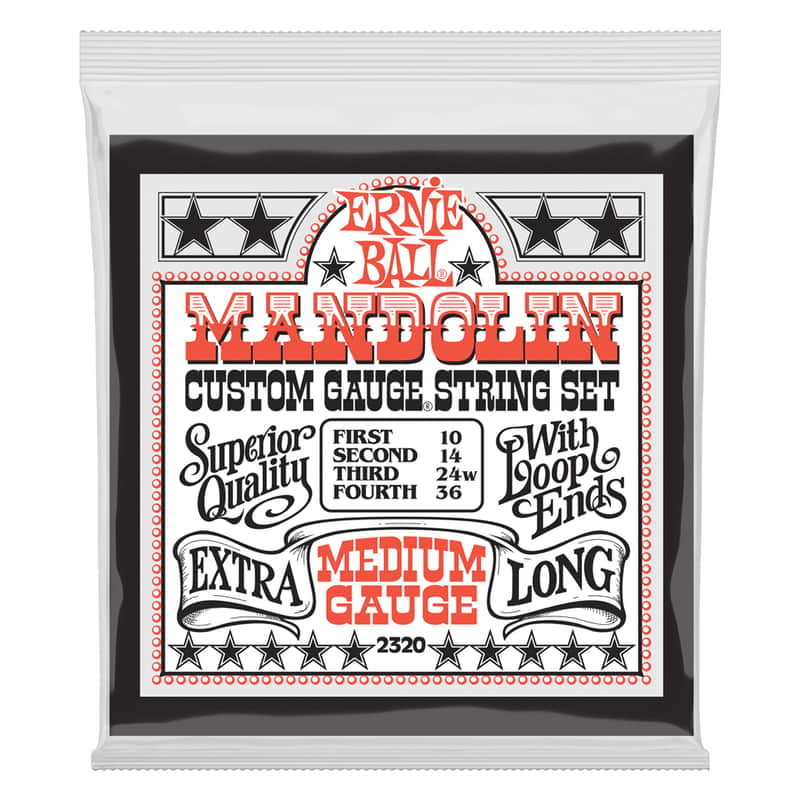 Ernie Ball MANDOLIN MEDIUM 10 LOOPEND Strings image 1
