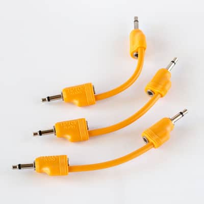 Tiptop Audio Mr. Shorty 12cm Orange Stackcable (each) image 3