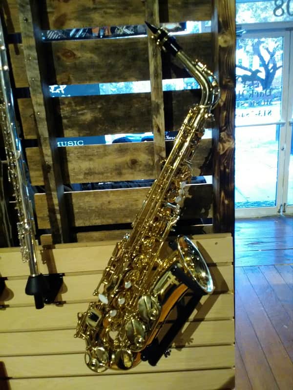 Stagg WS-AS-215 Student Eb Alto Sax w/ Case image 1