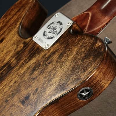 Walla Walla Guitar Company Marverick Pro Crystal Tattoo and Rose [SN 900510] [07/02] image 10