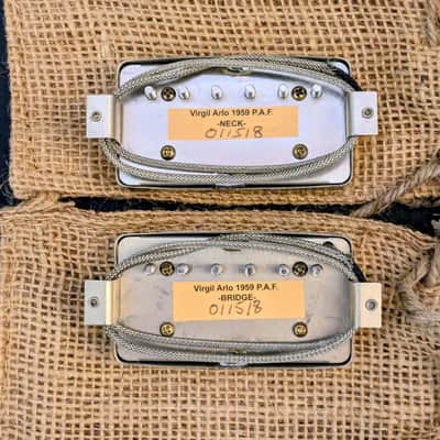 1959 Virgil Arlo "White Label" PAF Humbucker Pickups - 2018 image 2