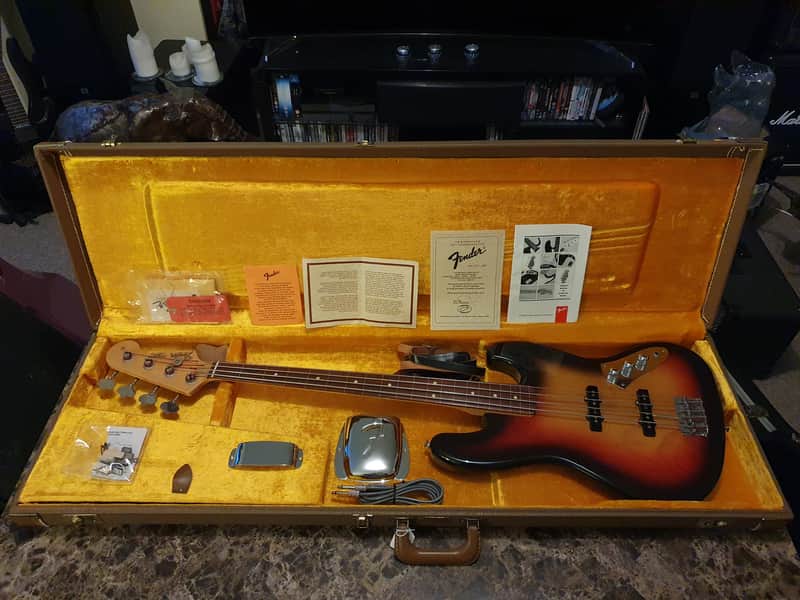 Fender USA Custom Shop Jaco Pastorius Signature fretless American Jazz Bass - Kevin Kaufman image 1
