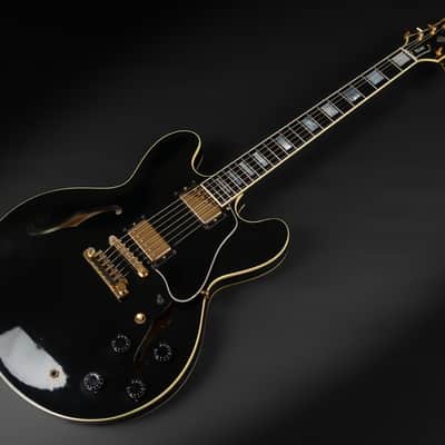 1989 Gibson ES-347 S - Ebony | USA Vintage Post Norlin Era Custom Semi-Hollow Bill Lawrence The Original HB-R HB-L Humbucker Pickups Coil Split | OHSC image 5