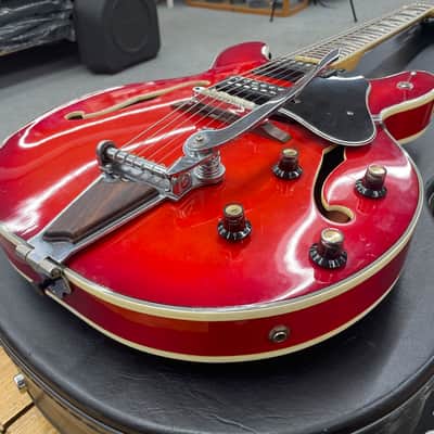 Epiphone 5102TE 1970-71 Semi-Hollow Electric Guitar - Redburst image 7