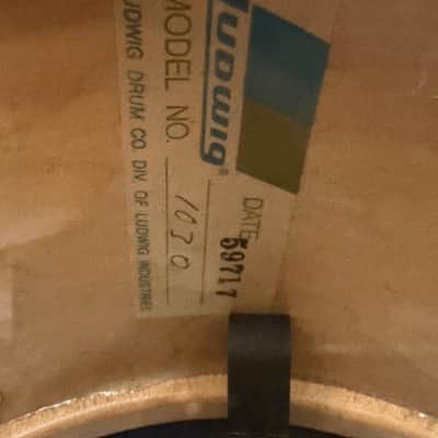 Ludwig Mach 5 24" - 12" -13" - 16" + Snare 14" x 5" Drumset 1971 - Red Cortex image 20