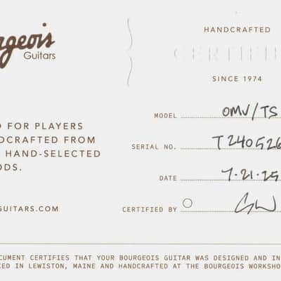 Bourgeois Touchstone Vintage OM - Sitka Spruce & Indian Rosewood - LR Baggs Anthem image 20