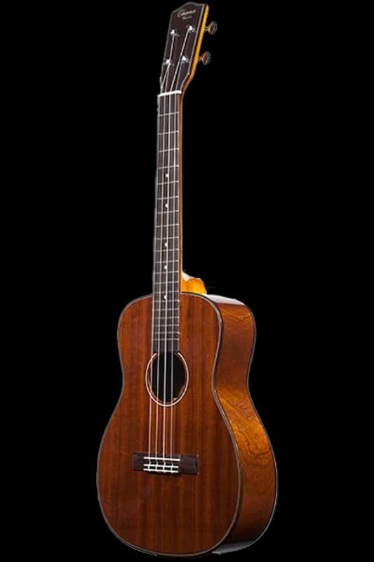 Ohana BK-35G All Solid Mahogany Gloss Finish Baritone Ukulele + Gig Bag - Blem image 1