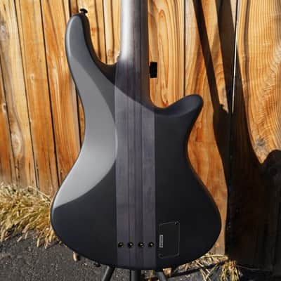 Schecter DIAMOND SERIES Stiletto-4 Stealth Pro- Satin Black Left Handed 4-String Electric Bass Guitar image 9