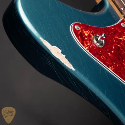 2024 - Suhr Eddie's Guitars Exclusive Roasted Classic JM Antique - Ocean Turquoise Metallic image 14