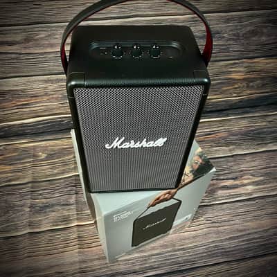 Marshall  Tufton Wireless Bluetooth Speaker (Black and Brass) image 2