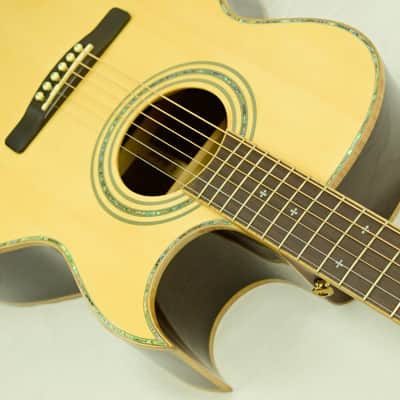 Samick ASMJR CE Acoustic/Electric Guitar All Solid Wood image 7