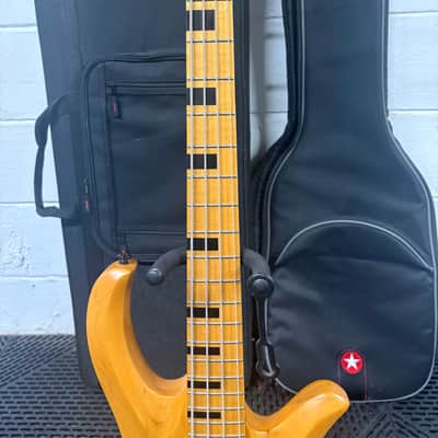Schecter Riot-4 Session 4-String Active Bass 2010s - Aged Natural Satin image 3
