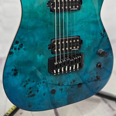 Schecter Keith Merrow KM-7 MkIII 7 String Electric Guitar Lagoon Fade image 4