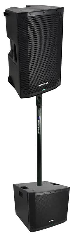 Mackie Thump12 V4 12” 1400w Active DJ PA Speaker w/Bluetooth+Thump15S V4 15" Sub image 1