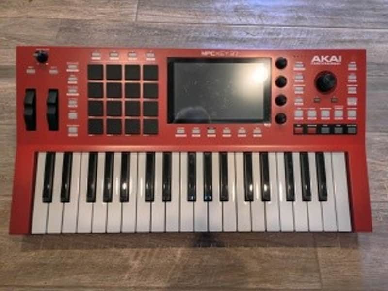 Akai Professional  MPC key 37 red stand alone production keyboard 2025 - mint image 1