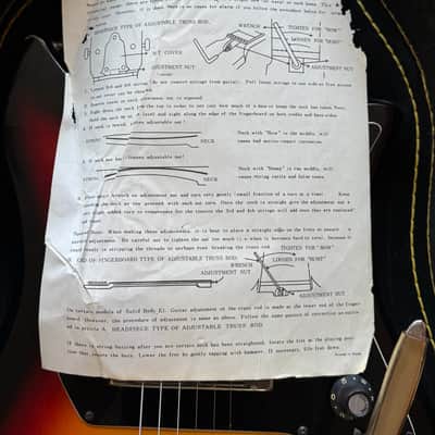Teisco ET-200 1960s - Sunburst image 9