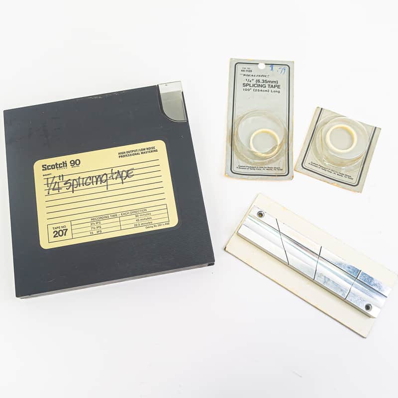 Scotch & Realistic 1/4" Splicing Tape with Splicing Block image 1