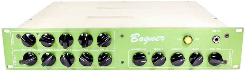 Rare Bogner Triple Giant Preamp 1980's Green | Reverb