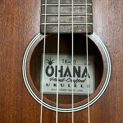 Ohana TK-10 Mahogany Tenor Ukulele 2009 - 2018 - Natural image 2