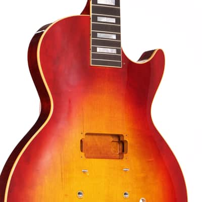 Gibson Custom Shop 1958 Les Paul Made 2 Measure VOS Factory Burst Single Pickup Ebony Fretboard As-Is Headstock Repair image 5