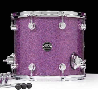 DW Performance Series 12x14 Floor Tom Purple Drift image 1