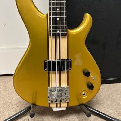 Aria Pro II SB-700 Four String Bass Guitar - Gold Wing w/Free Hard Case image 2
