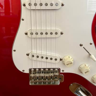 Fernandes Strat 90’s - Cherry Red with OHSC image 6