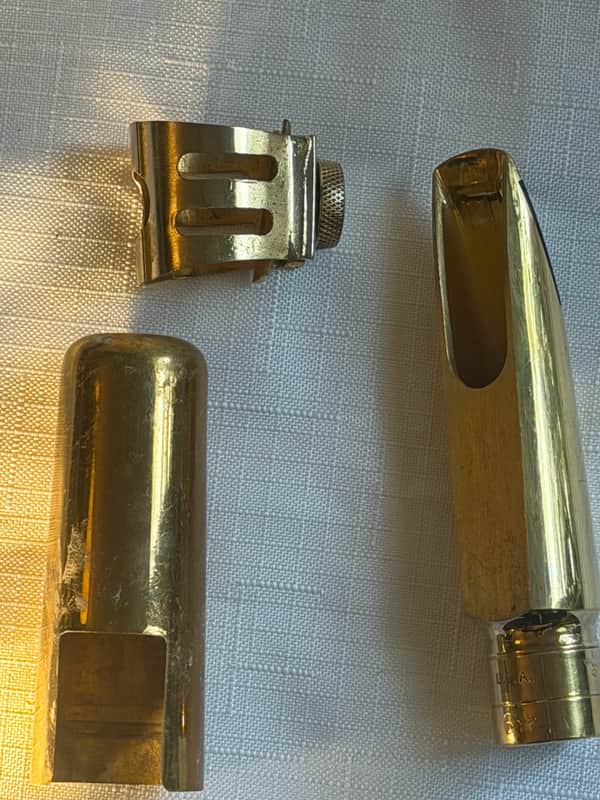 Otto Link Super Tone Master Tenor Saxophone 6* Mouthpiece- vintage1990s 1990's - Gold Bell Metal image 1