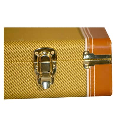Gator Cases GW-ELECTRIC-TW Deluxe Wood Series Electric Guitar Case in Tweed image 4