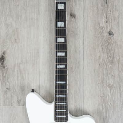 Fender Jim Root Jazzmaster V4 Guitar, Ebony Fingerboard, Flat White image 4