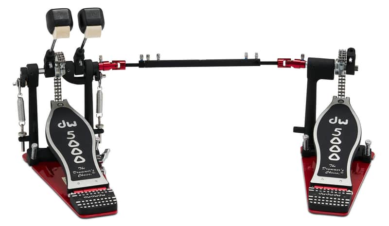 DW 5000 Series Lefty Turbo Double Bass Drum Pedal w/ Bag image 1
