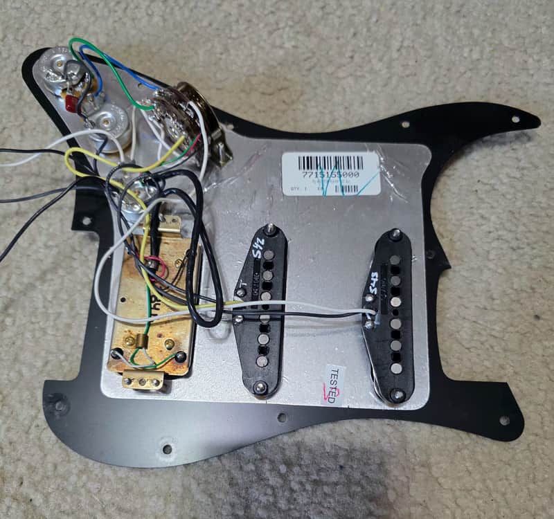 Fender Player special pickguard HSS player special loaded pickguard HSS image 1