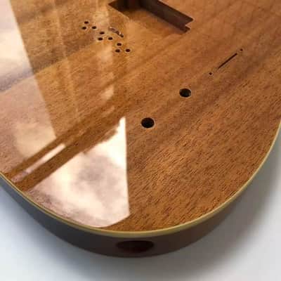 HH Mahogany Wood Guitar Tele Style Body image 4