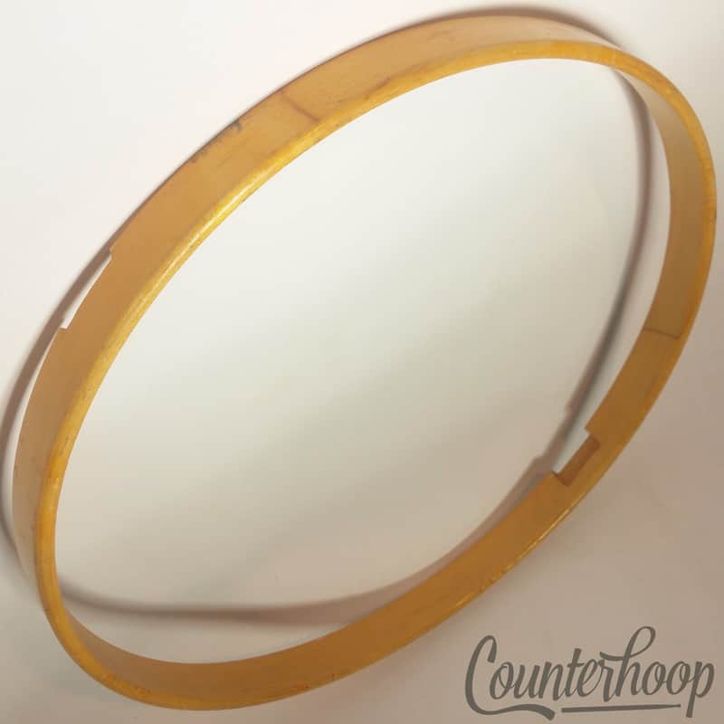 Leedy 14"1-Ply Solid Natural Maple Wood Hoop/Rim Snare Drum Resonant Vintage 40s image 1