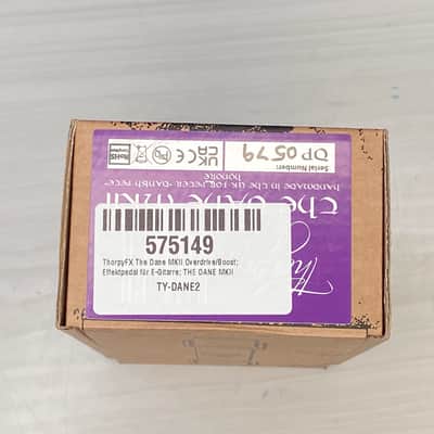 ThorpyFX The Dane MKII Peter Honore Signature Overdrive / Boost 2023 - Present - Black / Purple Bild 4