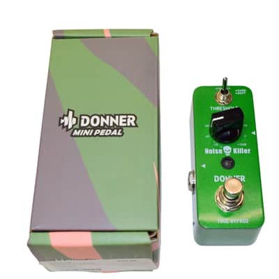 Donner Noise Killer Mini Noise Gate / Suppressor Guitar Effects Pedal w/ Box image 1