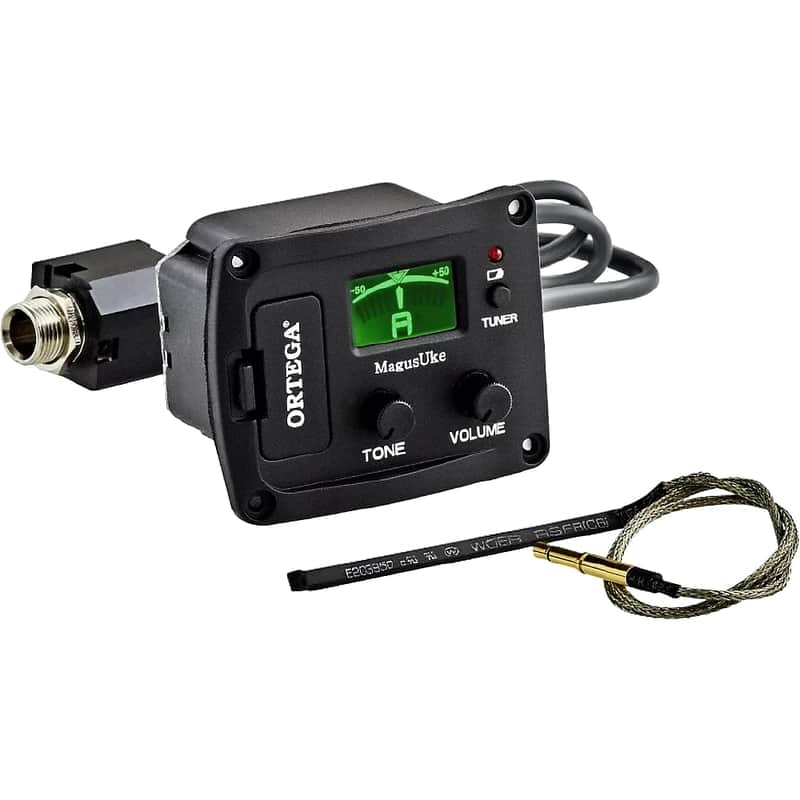 Ortega MAGUSUKE Ukulele Piezo Preamp System w/Built-in Tuner image 1