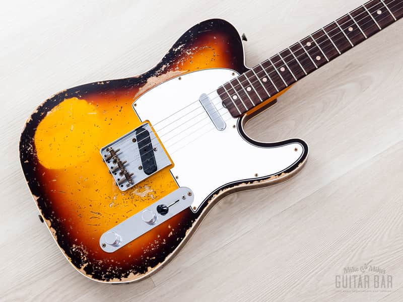 2023 Fender Custom Shop Limited Edition ‘59 Telecaster Custom Super Heavy Relic Sunburst image 1