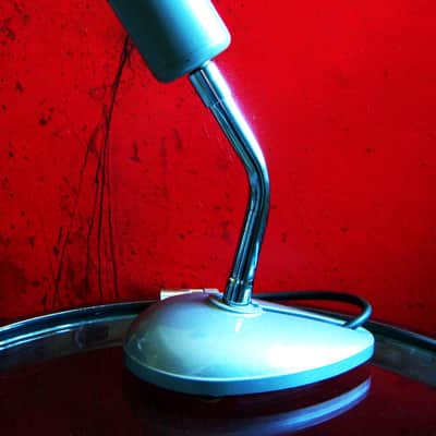 Vintage 1950's Altec 633A dynamic microphone "Salt Shaker" w period stand & cable High Z PROP 8 image 9