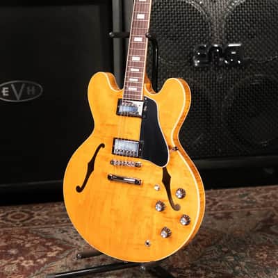 Gibson ES-335 Figured Semi-Hollow Electric Guitar - Honey Amber with Hardshell Case image 17
