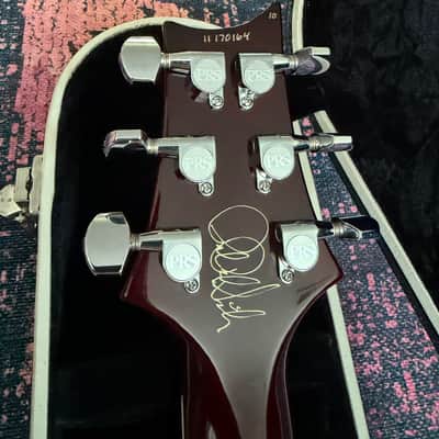 PRS 25th Anniversary Hollowbody II 10 Top Piezo in Purple Iris with Anniversary Case image 8